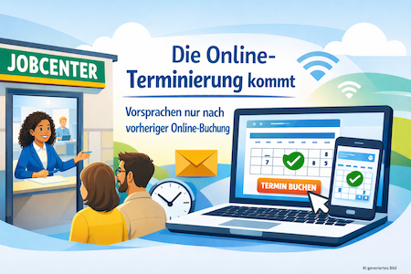 Onlineterminierung bei der Jobcenter Reutlingen