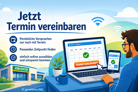 Onlineterminierung bei der Jobcenter Reutlingen